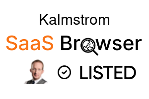 Kalmstrom - SaaS Browser Verified Badge