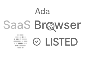 Ada - SaaS Browser Verified Badge