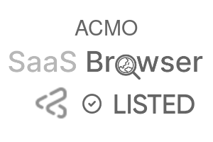 ACMO - SaaS Browser Verified Badge