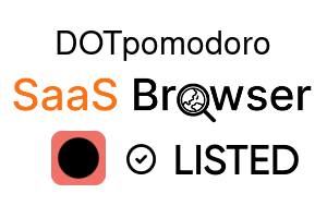DOTpomodoro - SaaS Browser Verified Badge