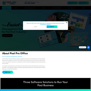 Pool Pro Office Screenshot