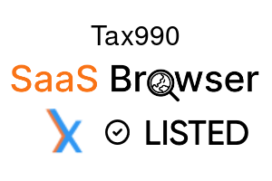 Tax990 - SaaS Browser Verified Badge