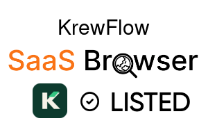 KrewFlow - SaaS Browser Verified Badge