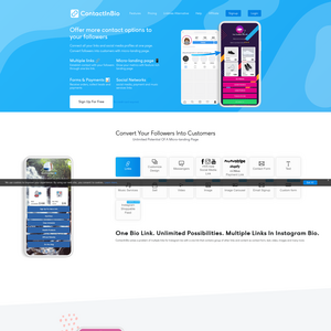ContactInBio Screenshot