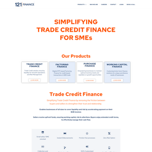 121 Finance Screenshot