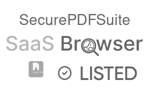 SecurePDFSuite - SaaS Browser Verified Badge