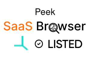 Peek - SaaS Browser Verified Badge