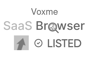 Voxme - SaaS Browser Verified Badge