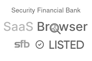 Security Financial Bank - SaaS Browser Verified Badge