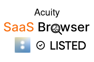 Acuity - SaaS Browser Verified Badge