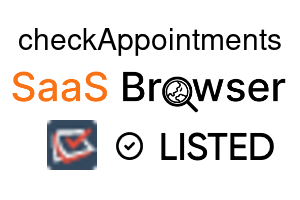 checkAppointments - SaaS Browser Verified Badge