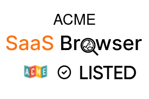 ACME - SaaS Browser Verified Badge