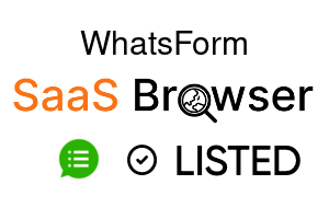 WhatsForm - SaaS Browser Verified Badge