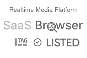Realtime Media Platform - SaaS Browser Verified Badge
