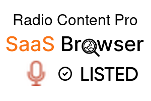 Radio Content Pro - SaaS Browser Verified Badge