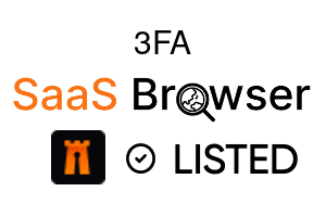 3FA - SaaS Browser Verified Badge