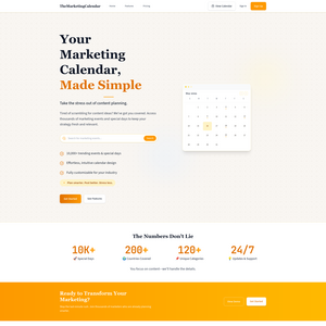 TheMarketingCalendar Screenshot