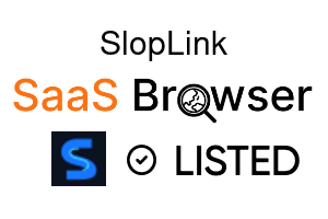 SlopLink - SaaS Browser Verified Badge
