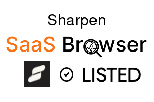 Sharpen - SaaS Browser Verified Badge