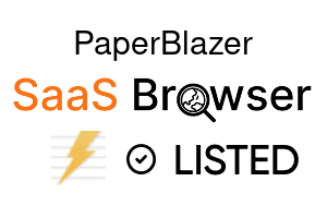 PaperBlazer - SaaS Browser Verified Badge
