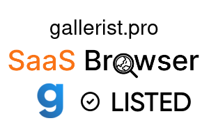 gallerist.pro - SaaS Browser Verified Badge