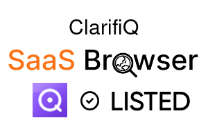 ClarifiQ - SaaS Browser Verified Badge