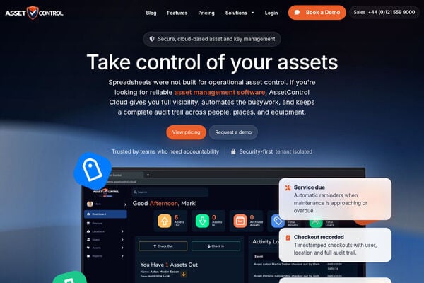 AssetControl Cloud screenshot