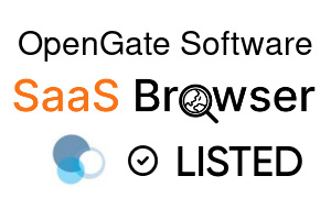 OpenGate Software - SaaS Browser Verified Badge
