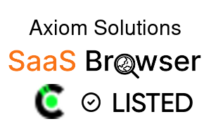 Axiom Solutions - SaaS Browser Verified Badge