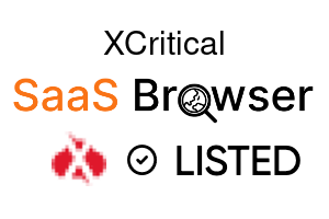 XCritical - SaaS Browser Verified Badge