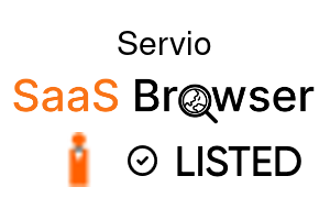Servio - SaaS Browser Verified Badge