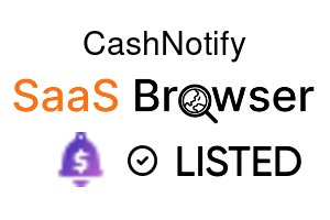 CashNotify - SaaS Browser Verified Badge