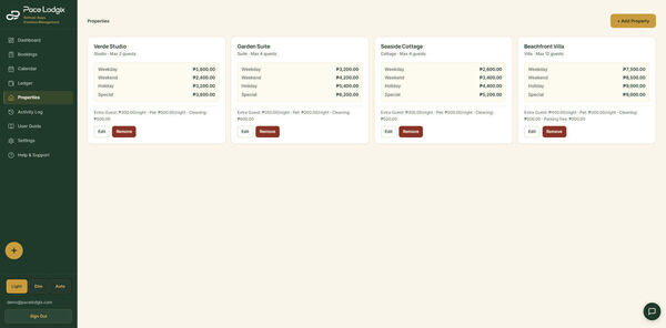 Pace Lodgix Screenshot 8