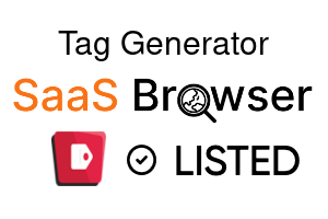 Tag Generator - SaaS Browser Verified Badge