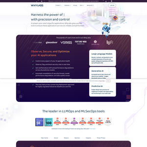 WhyLabs Screenshot