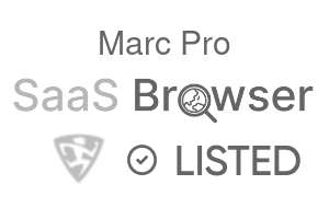 Marc Pro - SaaS Browser Verified Badge