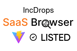 IncDrops - SaaS Browser Verified Badge