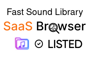 Fast Sound Library - SaaS Browser Verified Badge