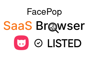 FacePop - SaaS Browser Verified Badge
