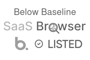 Below Baseline - SaaS Browser Verified Badge