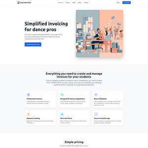 DanceINVOICE Screenshot