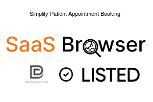 Simplify Patient Appointment Booking   - SaaS Browser Verified Badge
