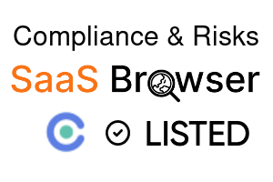 Compliance & Risks - SaaS Browser Verified Badge