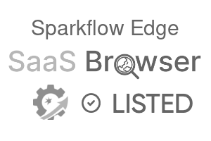 Sparkflow Edge - SaaS Browser Verified Badge