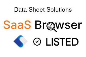 Data Sheet Solutions - SaaS Browser Verified Badge