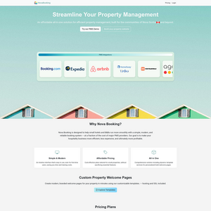 Nova Booking Screenshot