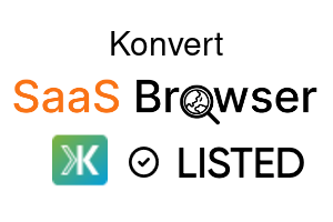 Konvert - SaaS Browser Verified Badge