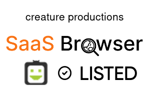 creature productions - SaaS Browser Verified Badge