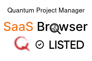 Quantum Project Manager - SaaS Browser Verified Badge