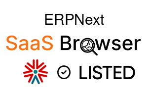 ERPNext - SaaS Browser Verified Badge
